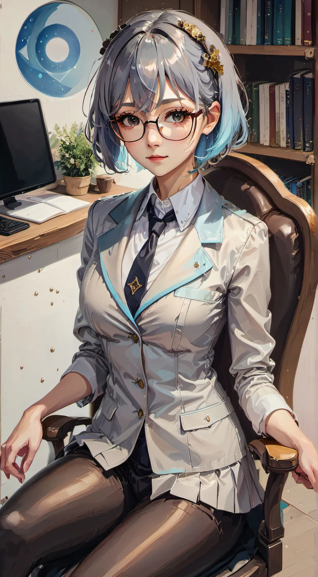 ai character: Aquarius background