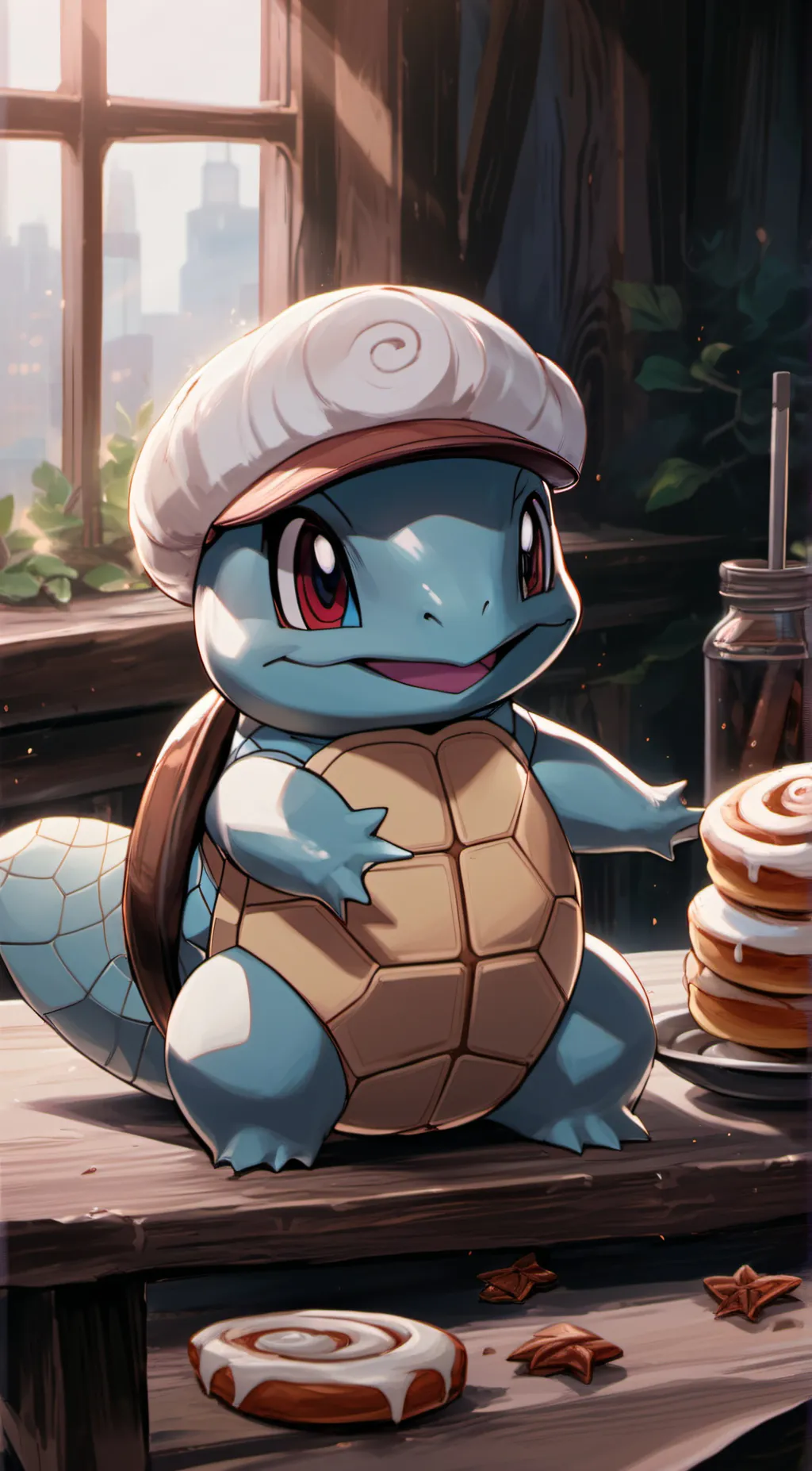 ai character: Cinamonrol background