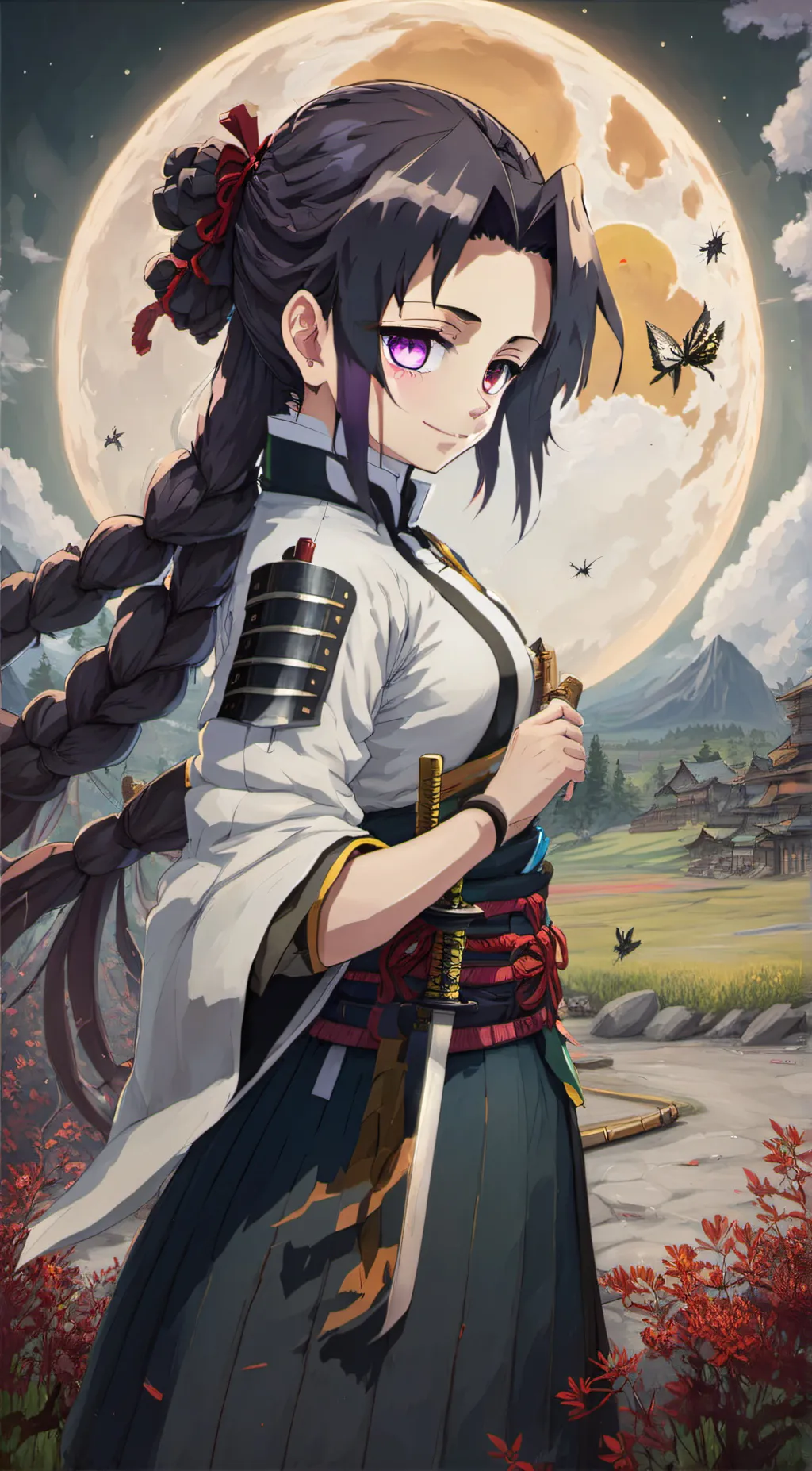 ai character: Shinobo background