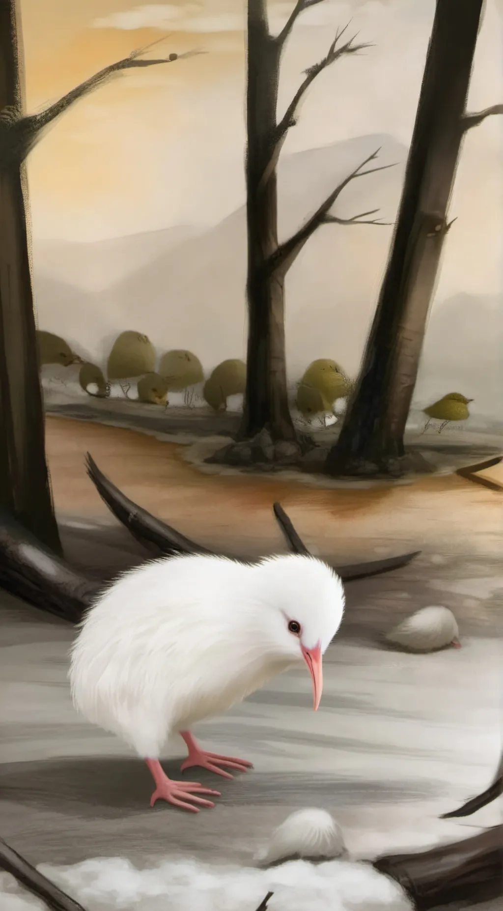 ai character: ☁snowy☁ background
