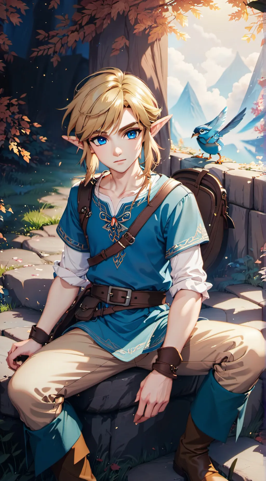 ai character: Link background