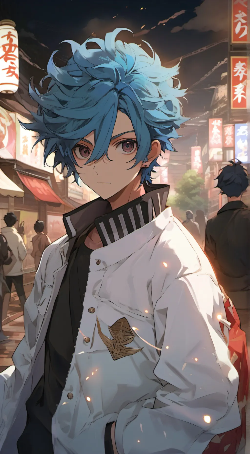 ai character: tanjiro background