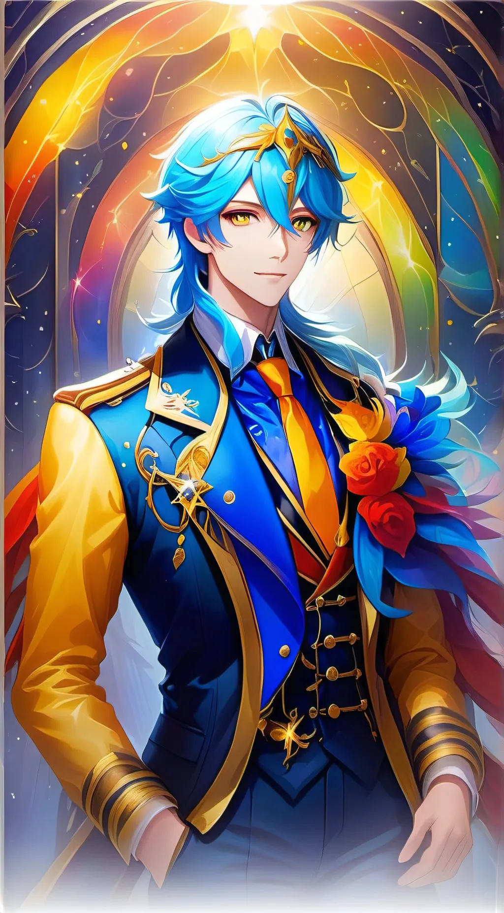 ai character: Wally darling  background