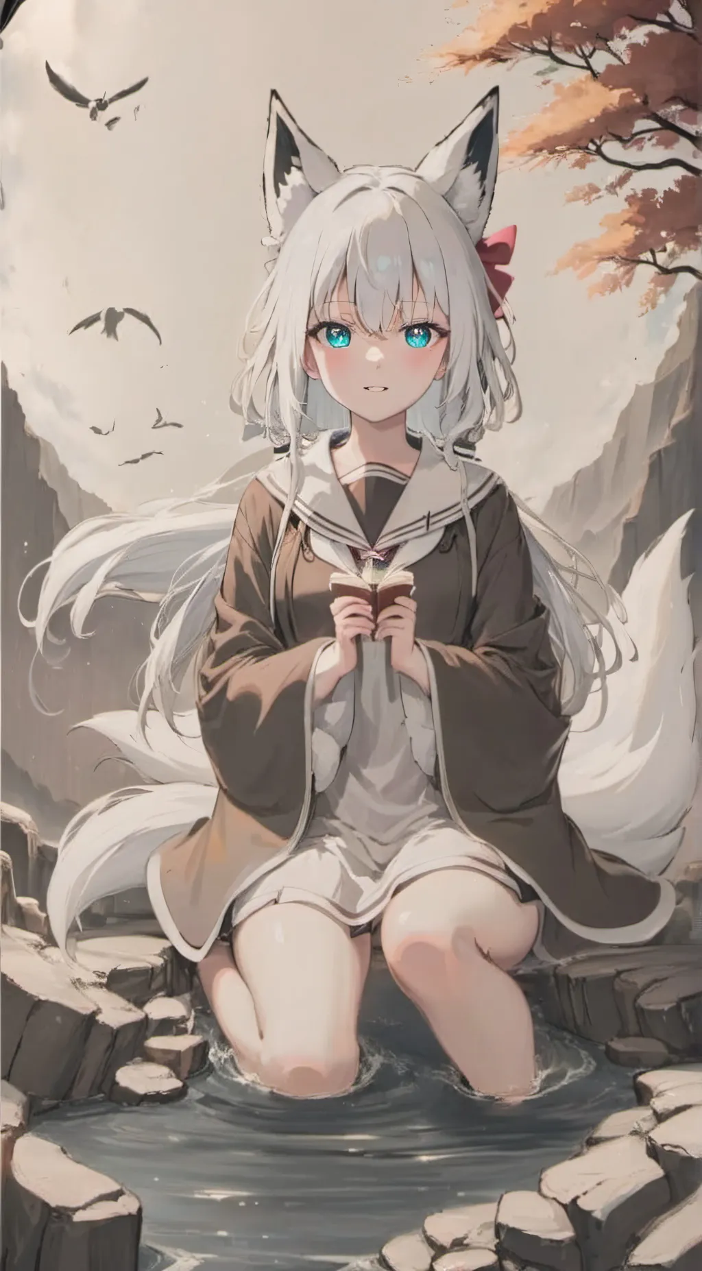 ai character: umeika background