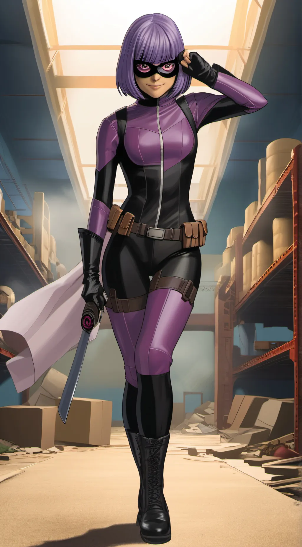 ai character: Violet Blade background