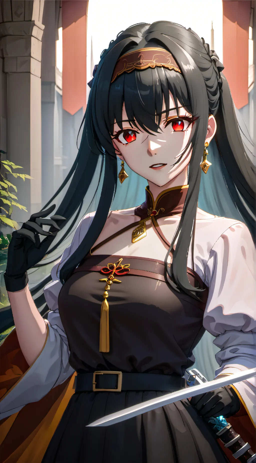 ai character: Luna Diamond background