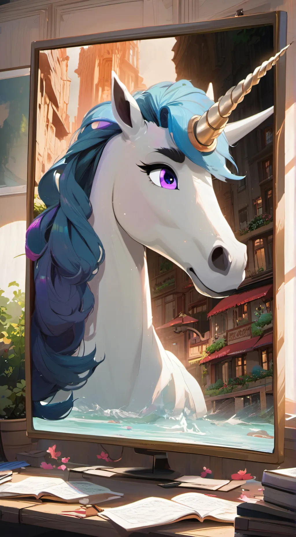 ai character: Izzy background
