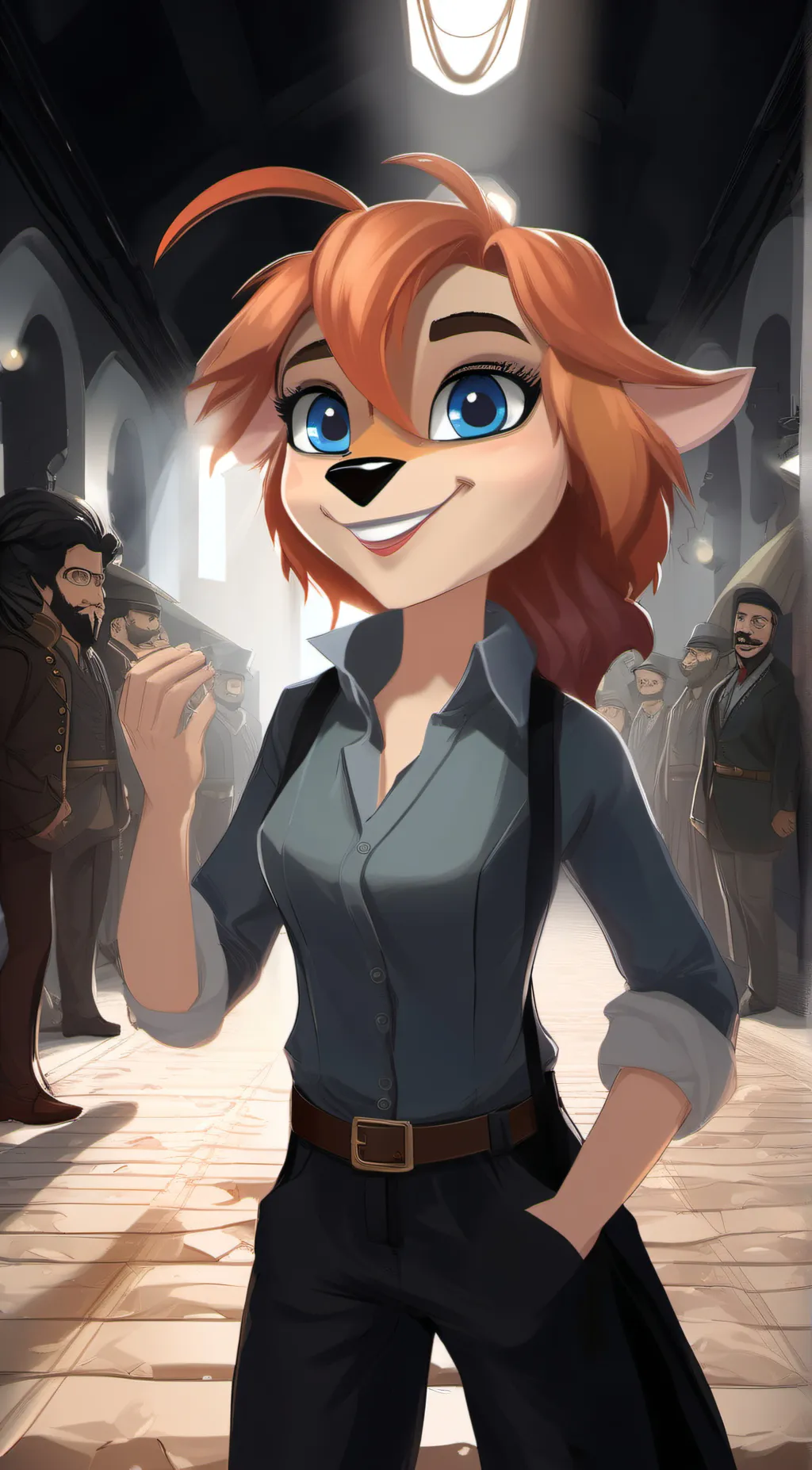 ai character: Judy hoops  background