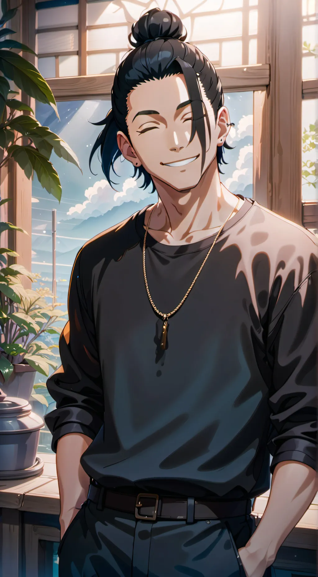 ai character: Geto background