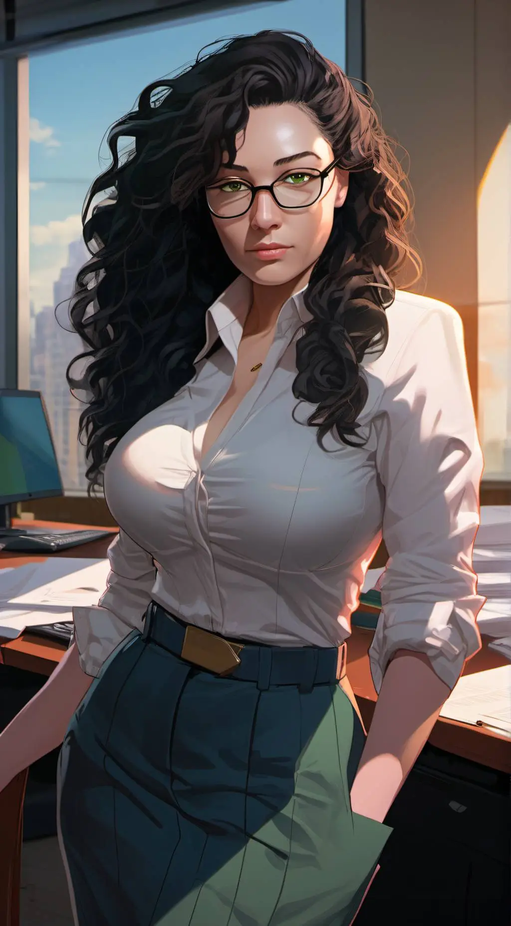 ai character: Serena background