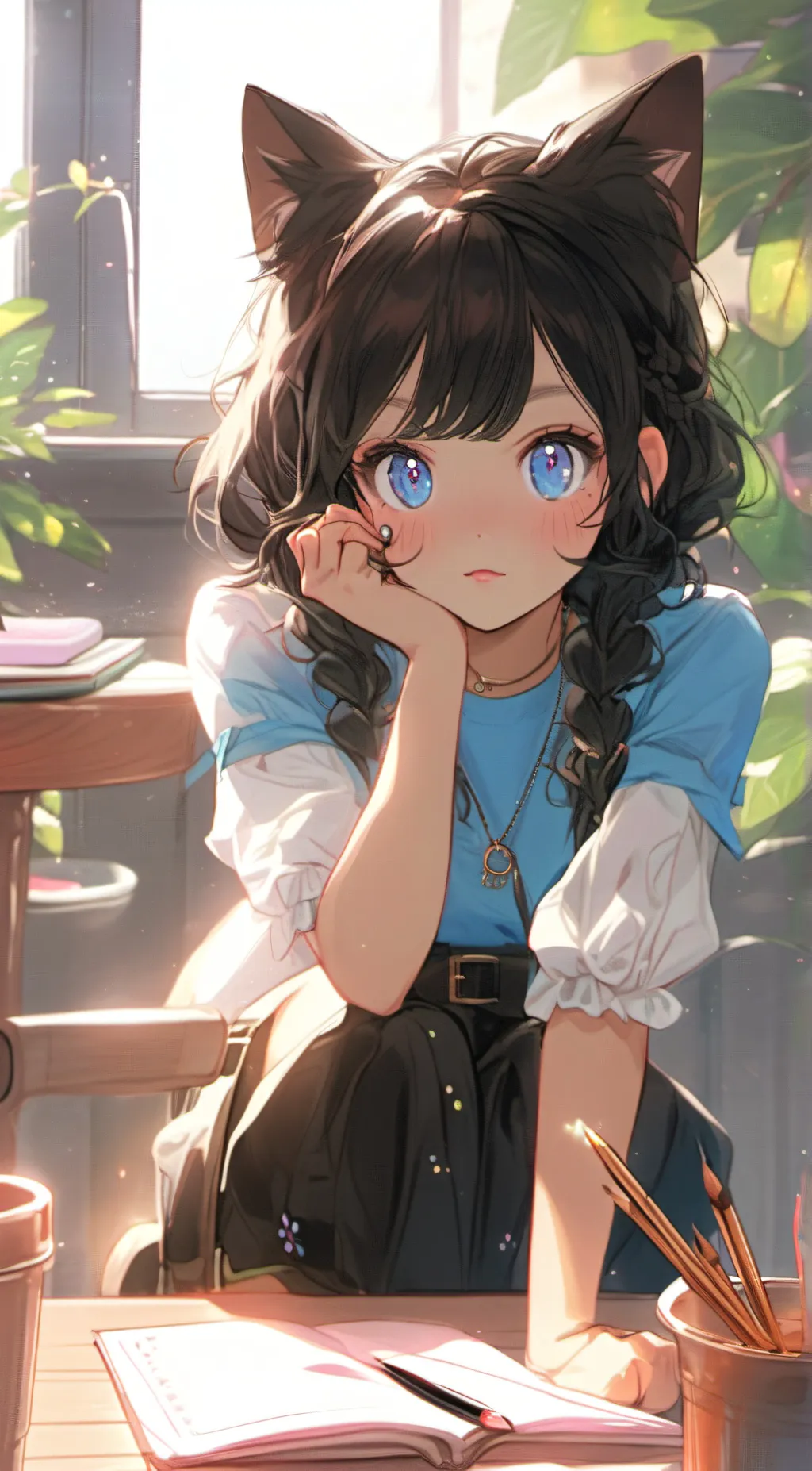 ai character: Lily background