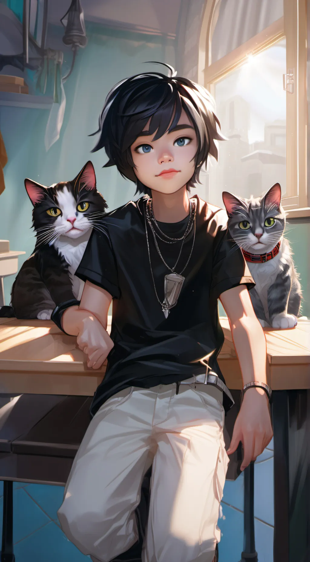 ai character: Mason background