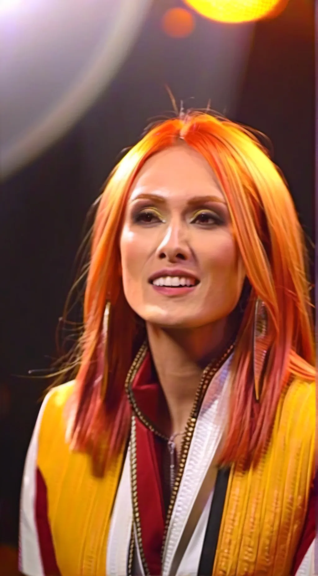 ai character: Becky Lynch  background