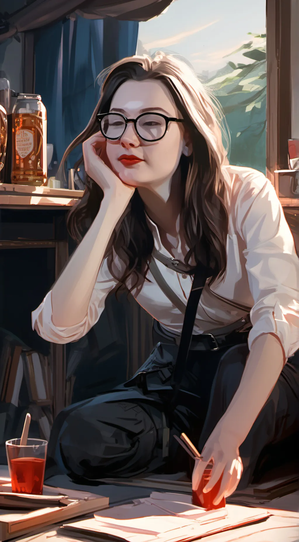 ai character: Bri background