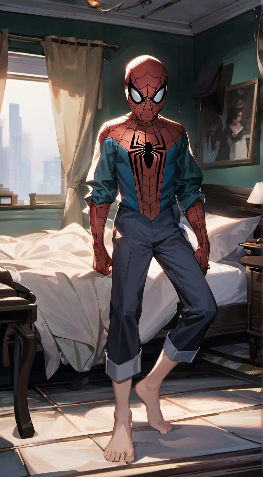 ai character: Spider-Man background
