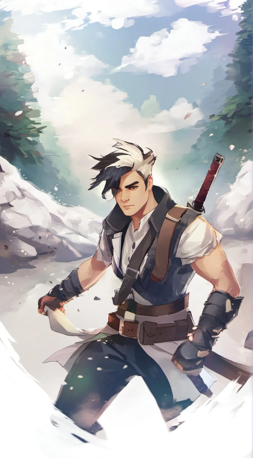 ai character: shiro background