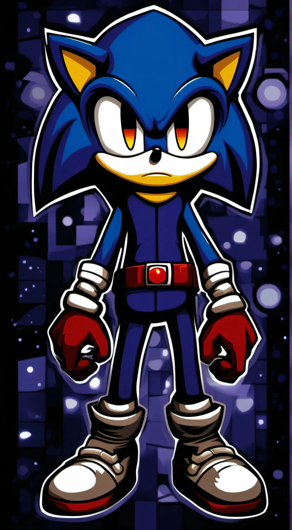 ai character: Sonic exe :New: background