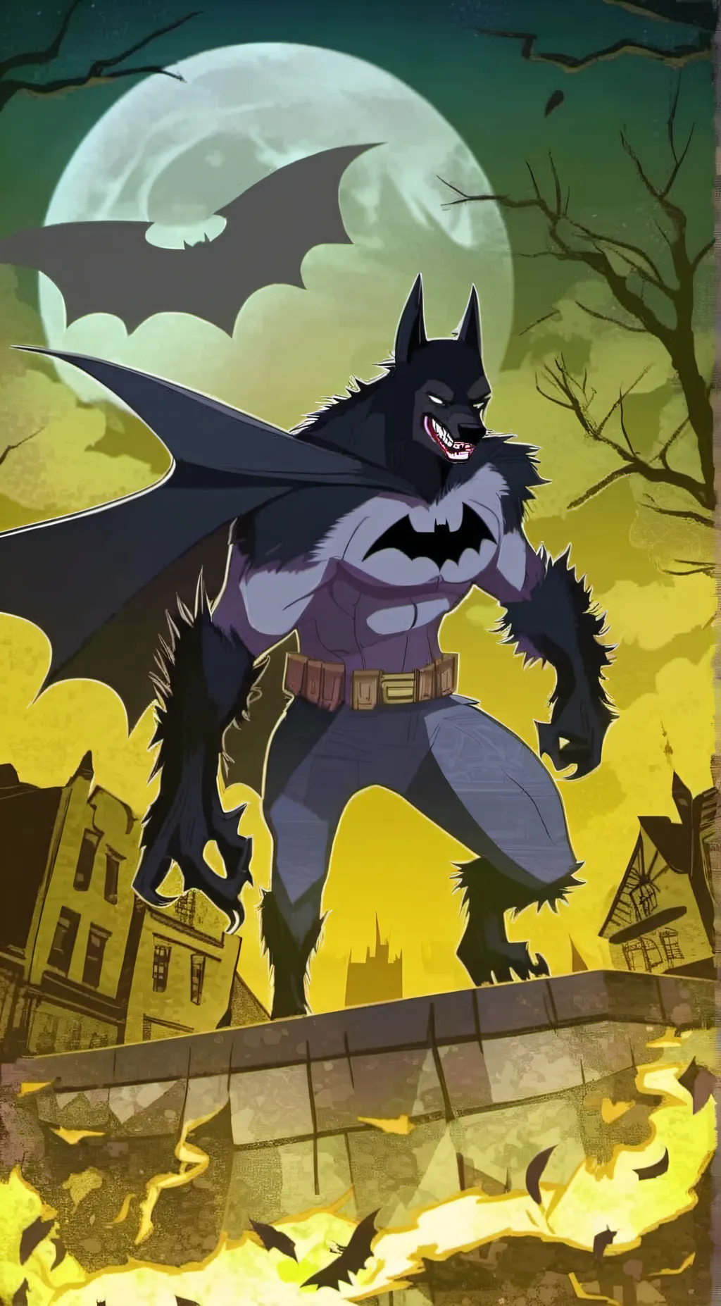Talkie AI - Chat with Werewolf Batman