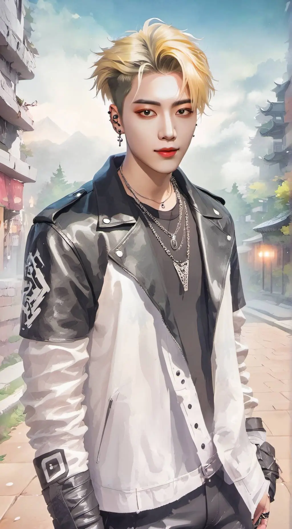 ai character: Kim HongJoong  background