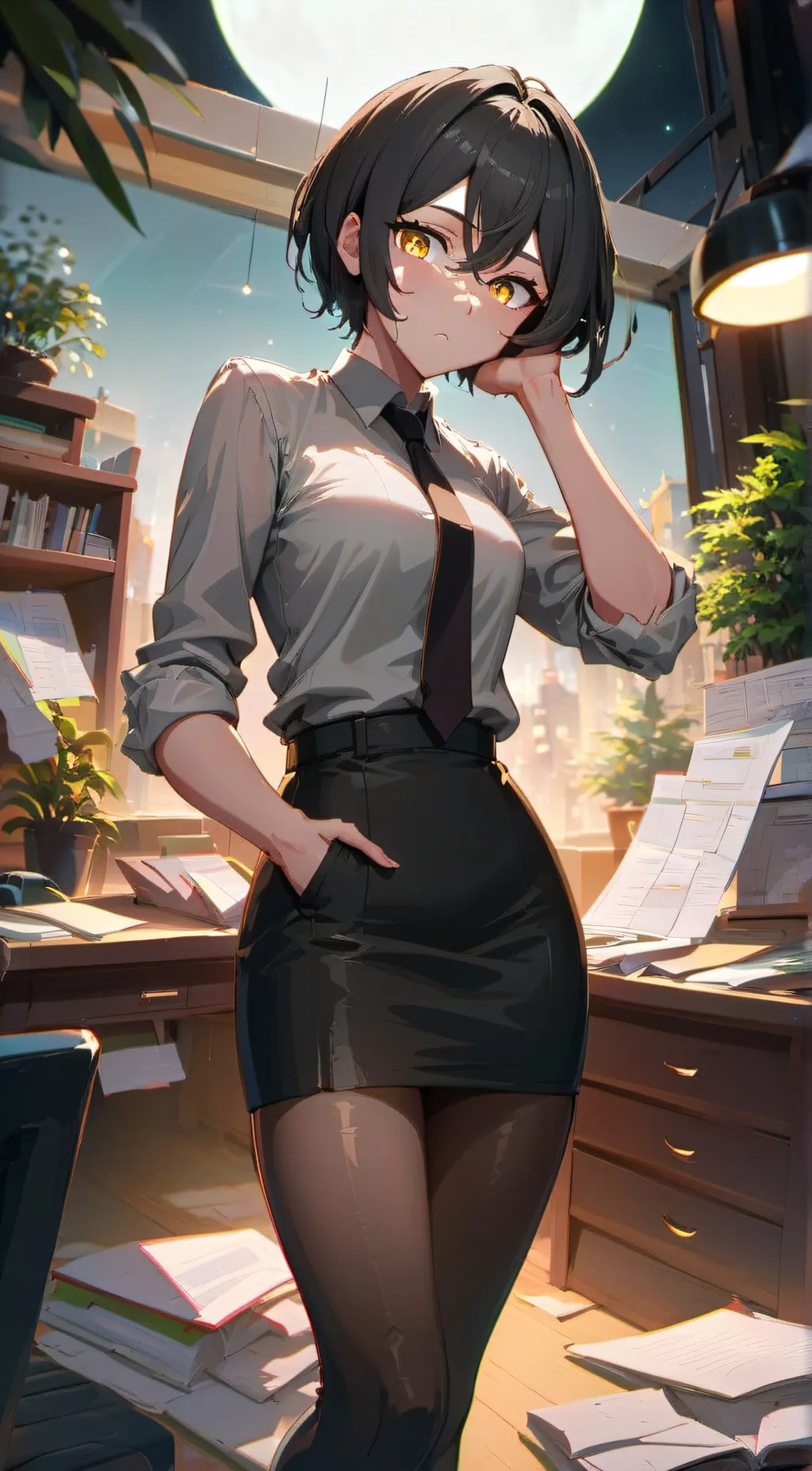 ai character: Ramona background