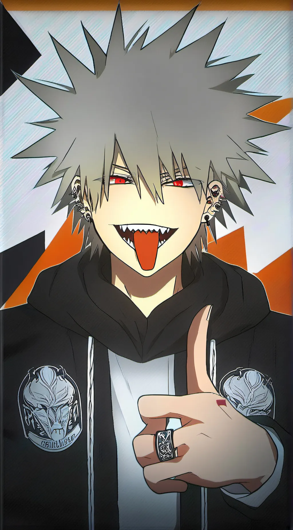 ai character: katsuki bakugo background