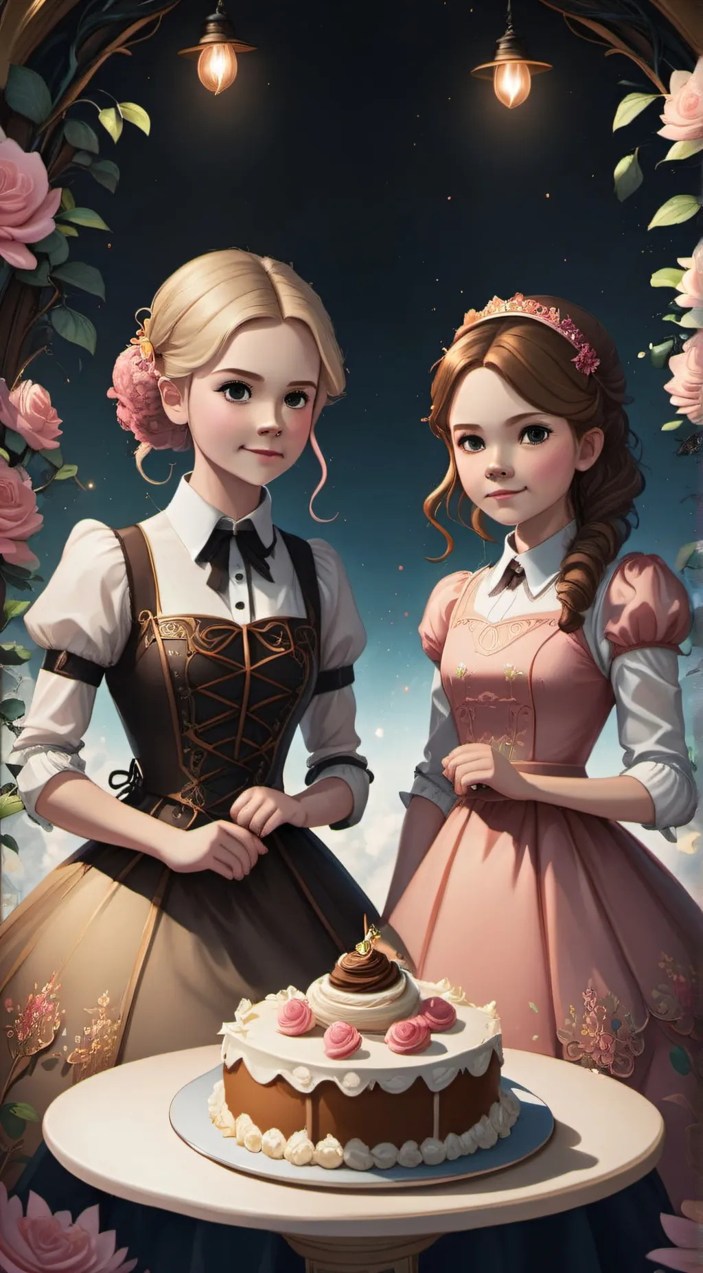 ai character: Lola and Brooklyn background