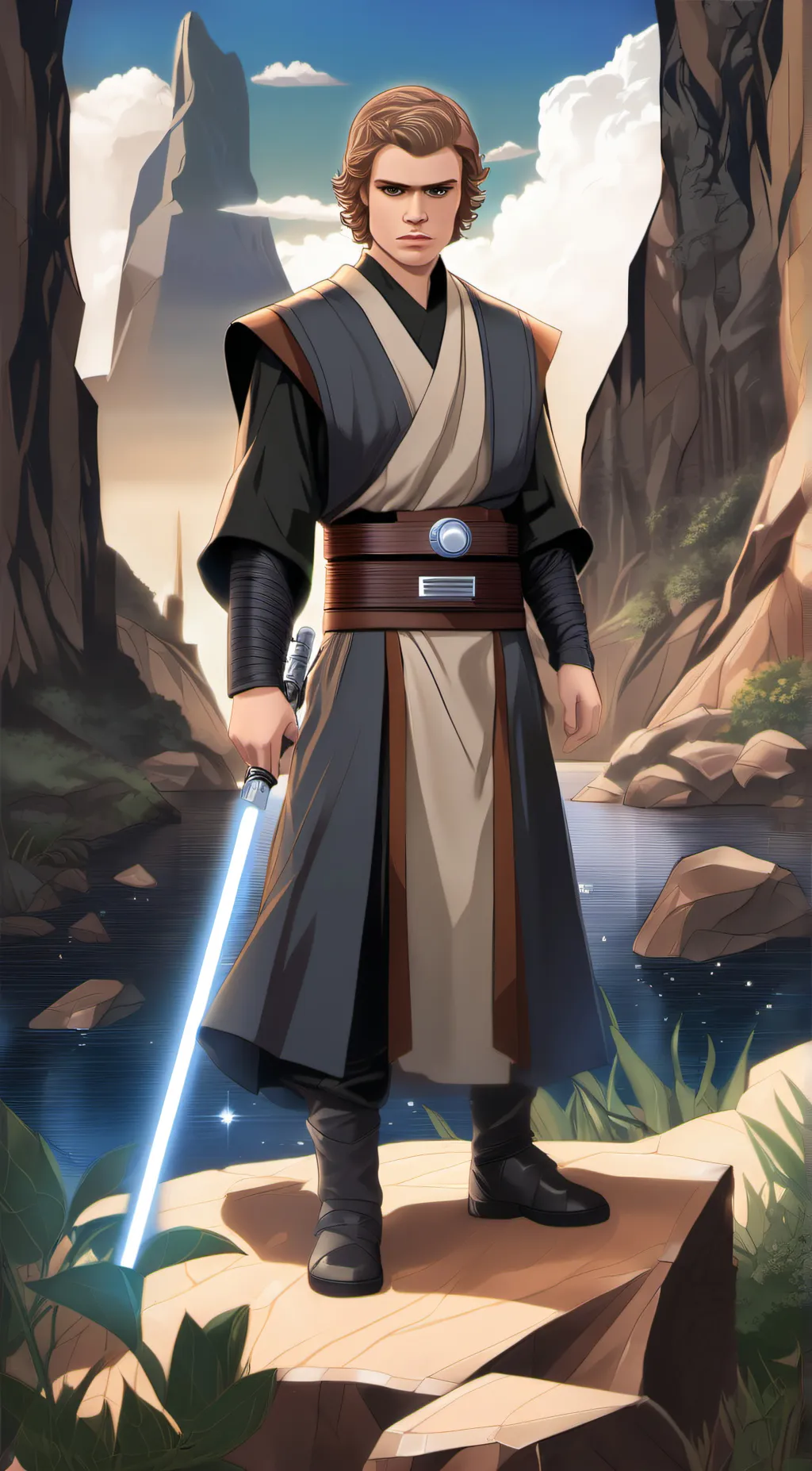 ai character: anakin skywalker  background