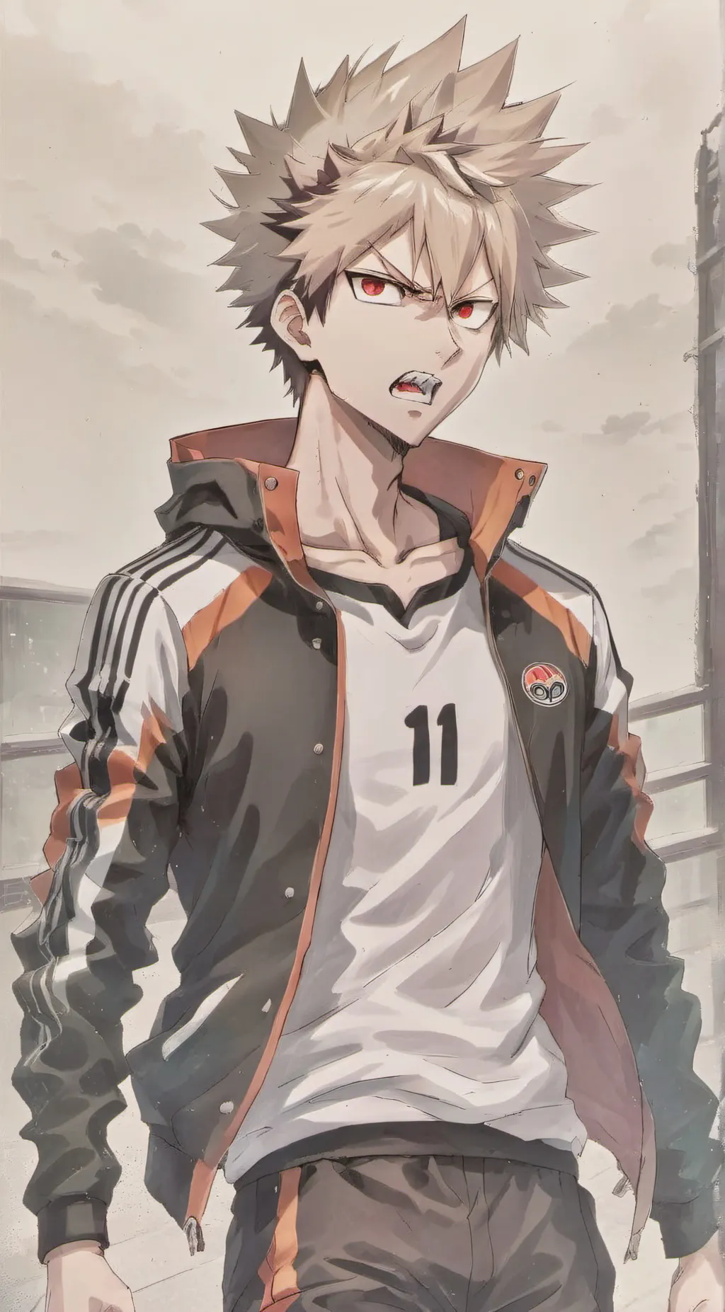 ai character: Bakugo (Kacchan) background