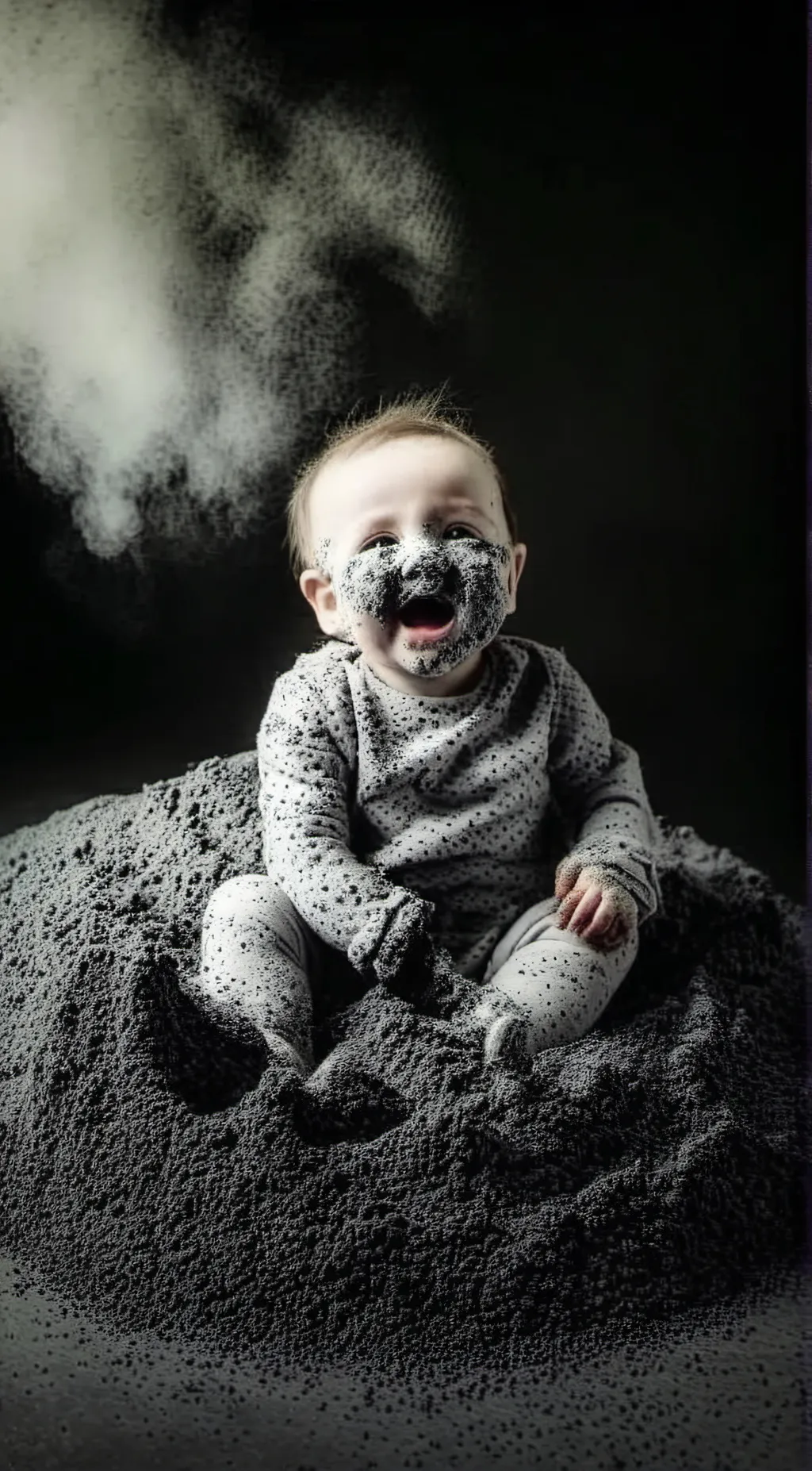 ai character: ash baby background