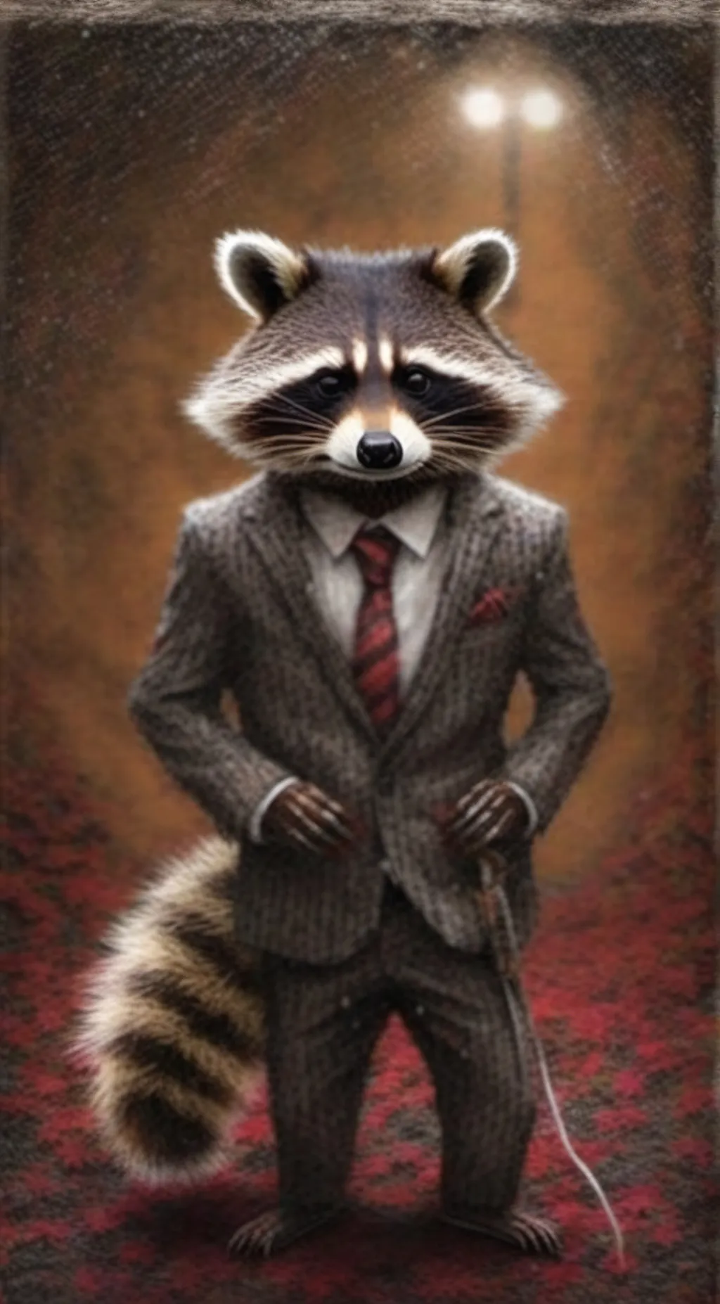 ai character: Don Racoon III background