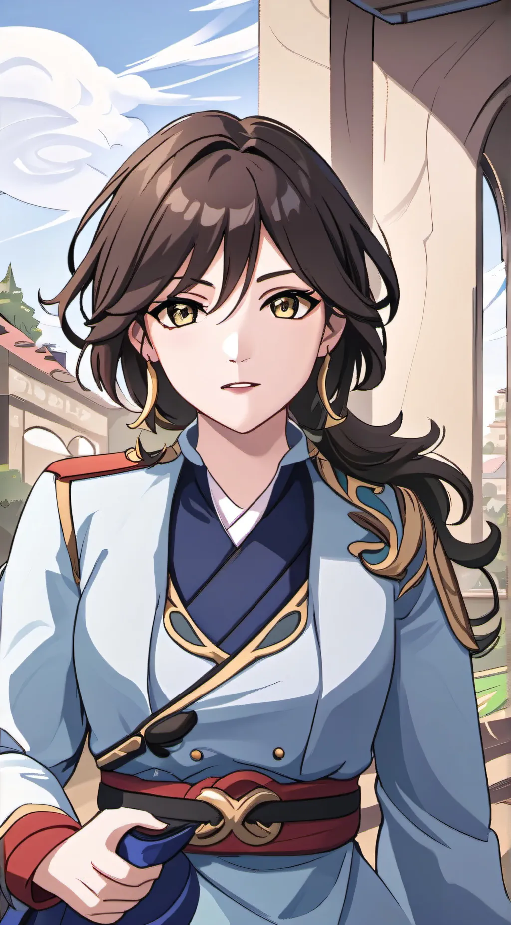 ai character: Eva background