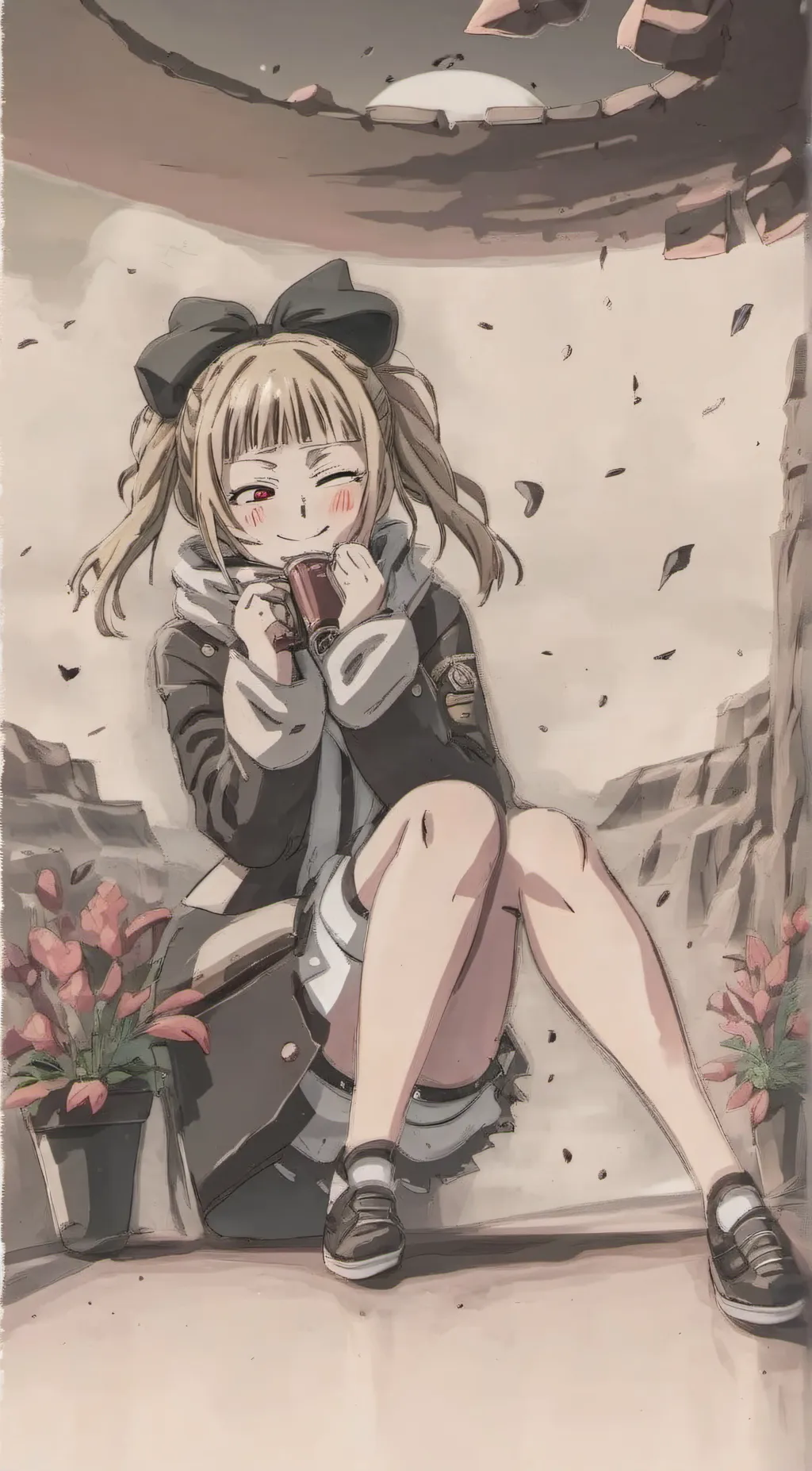 ai character: toga himko background