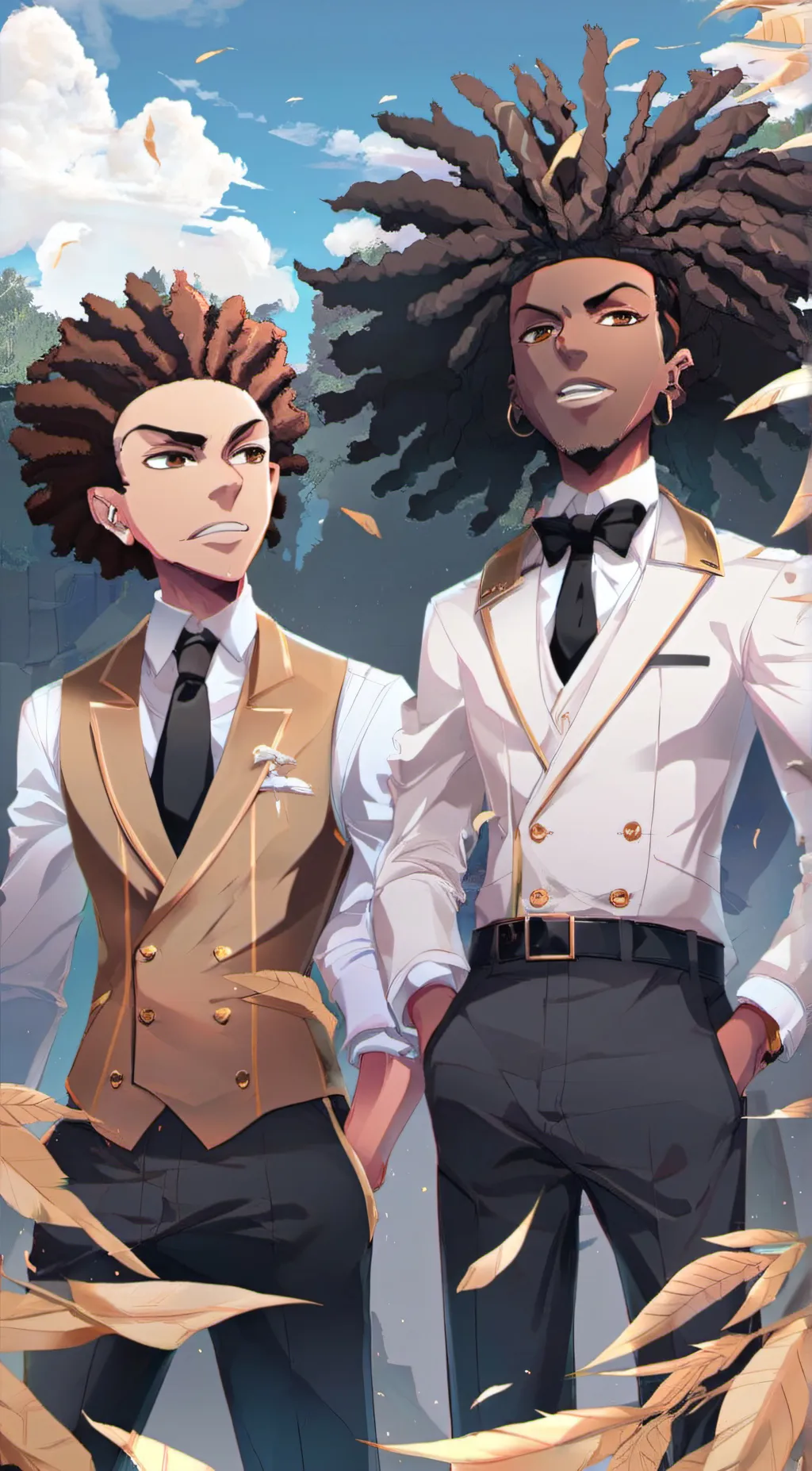 ai character: Huey/Riley Freeman background