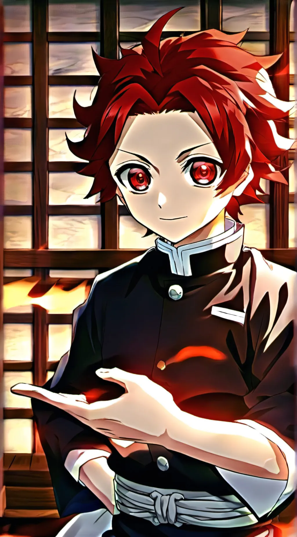 ai character: Tanjiro background