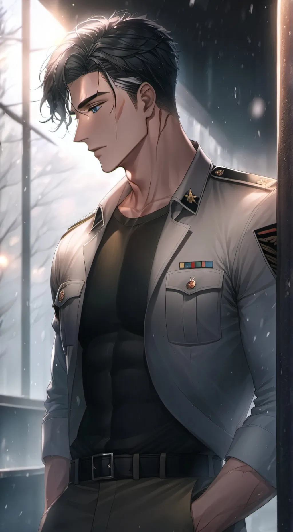ai character: Mark background