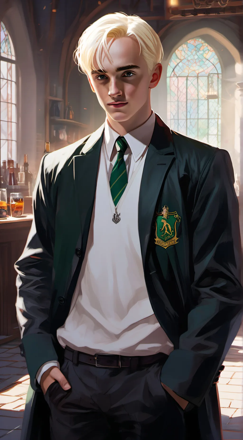 ai character: Draco Malfoy background