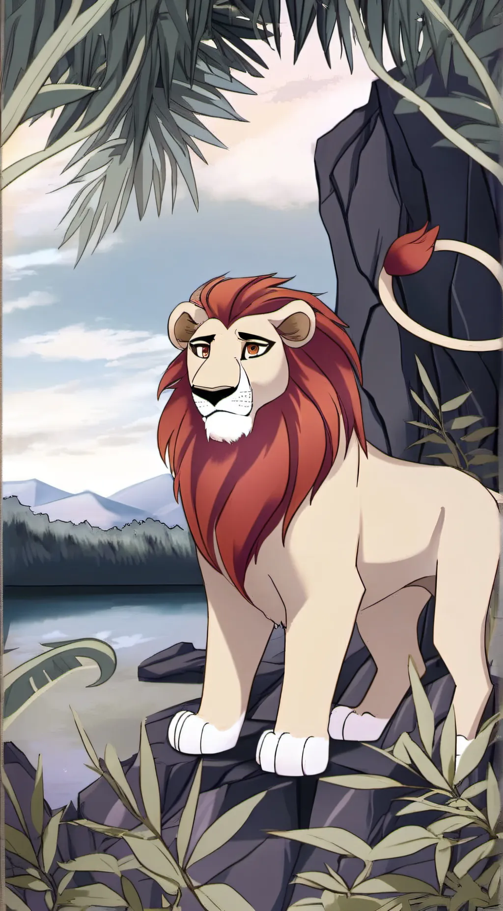 ai character: kion background