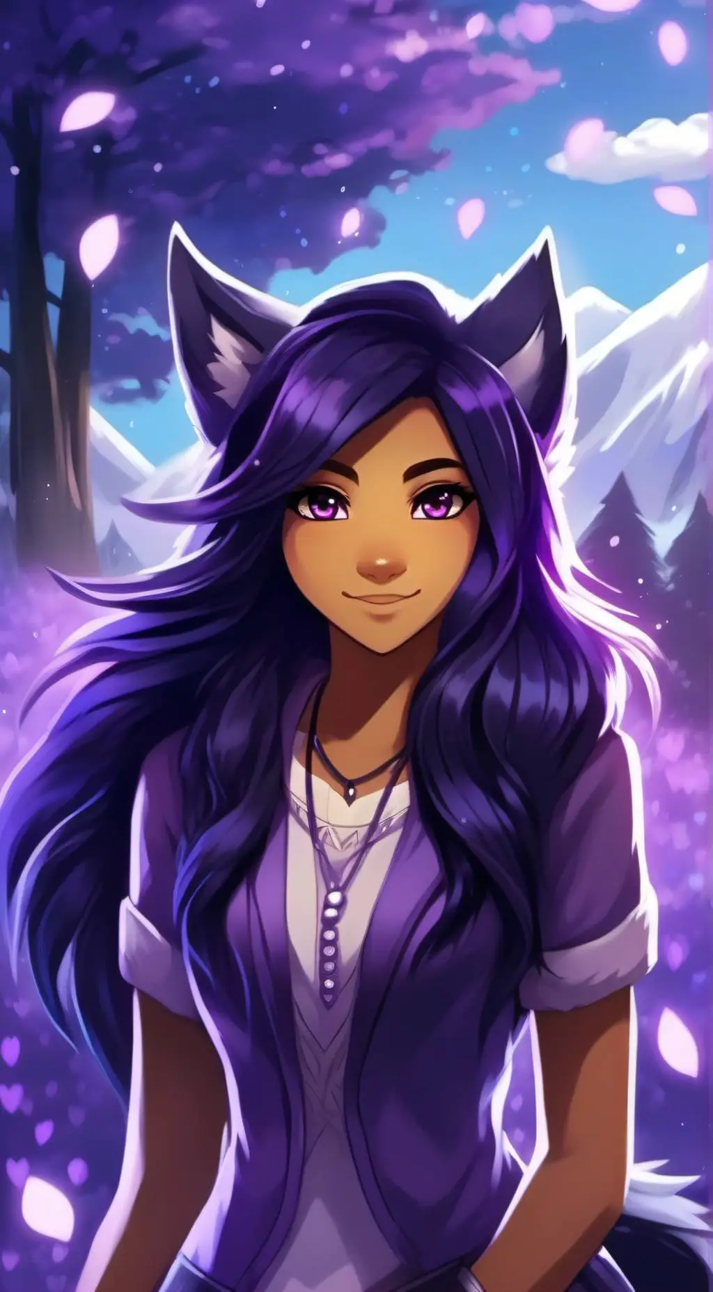 ai character: aphmau  background