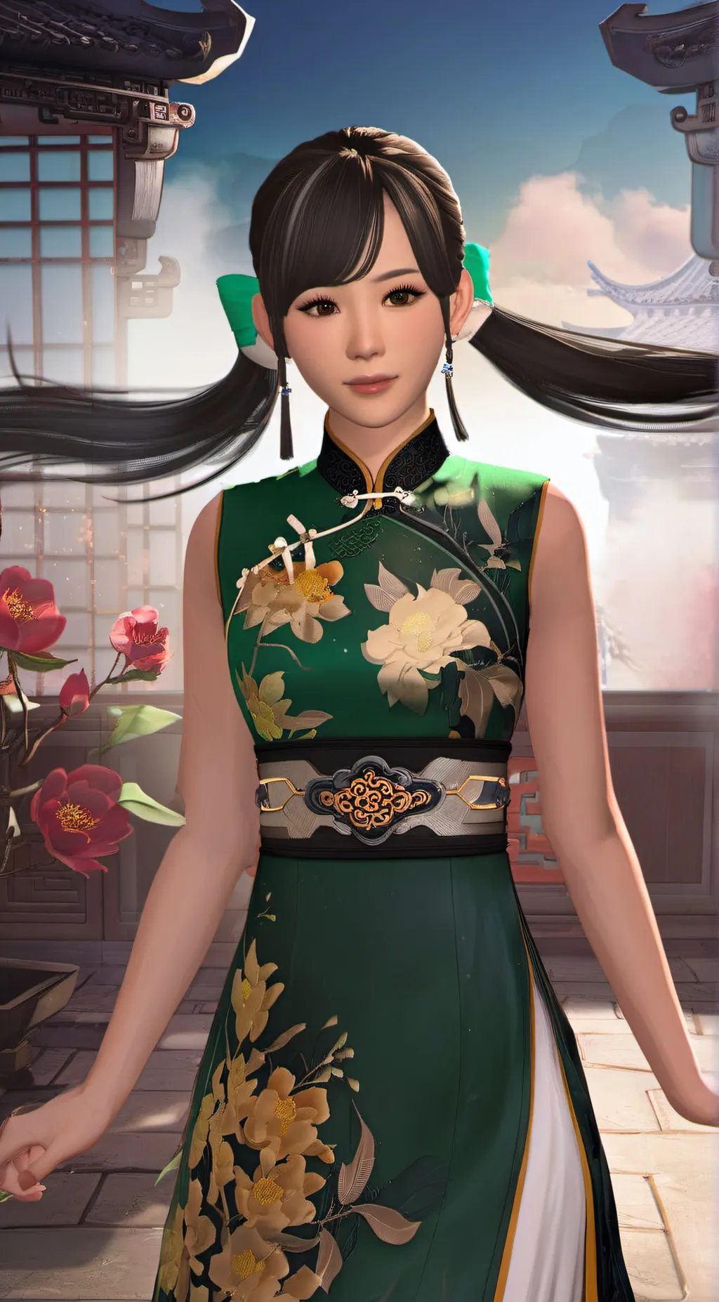 ai character: Ling Xiaoyu  background