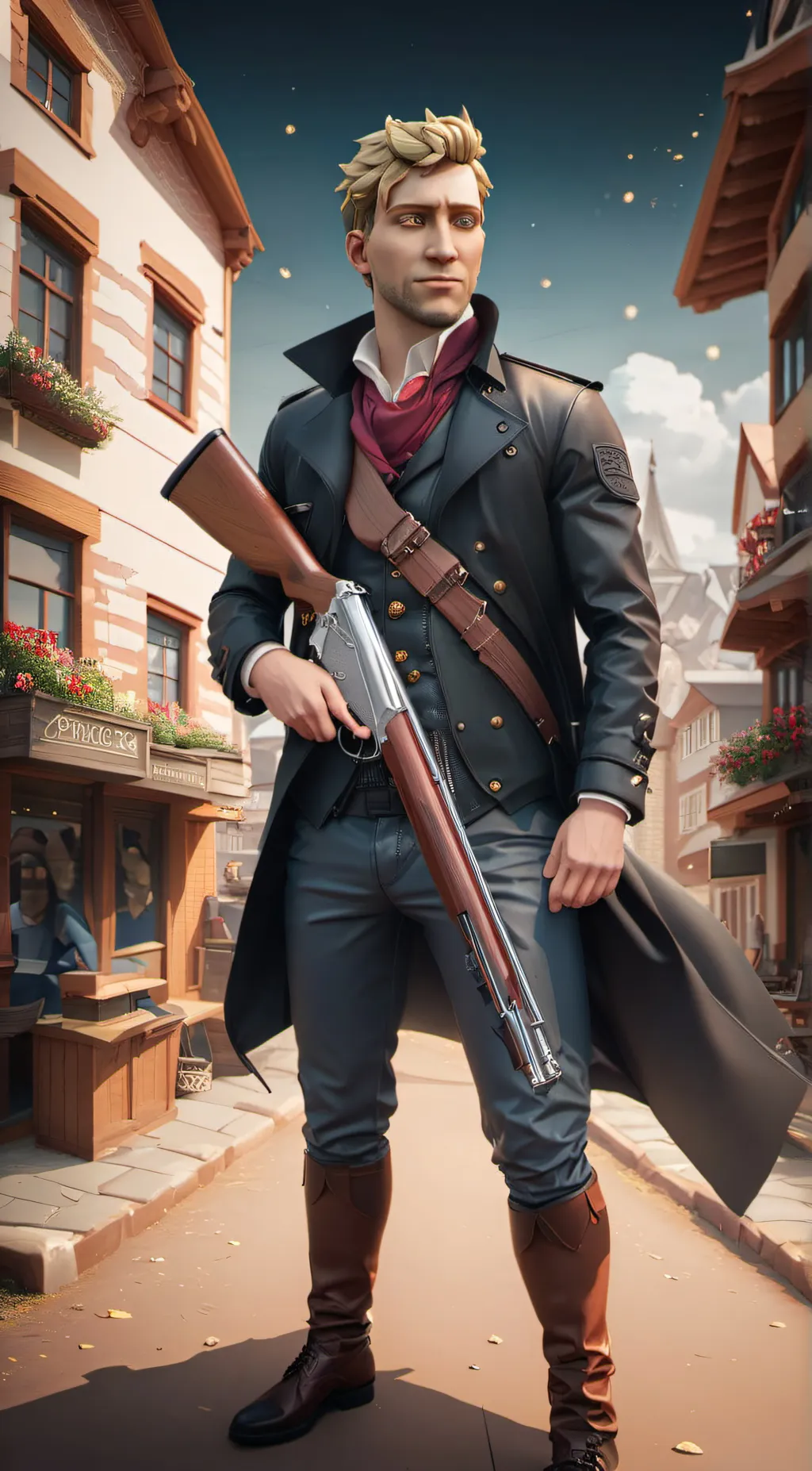 ai character: Colby  background