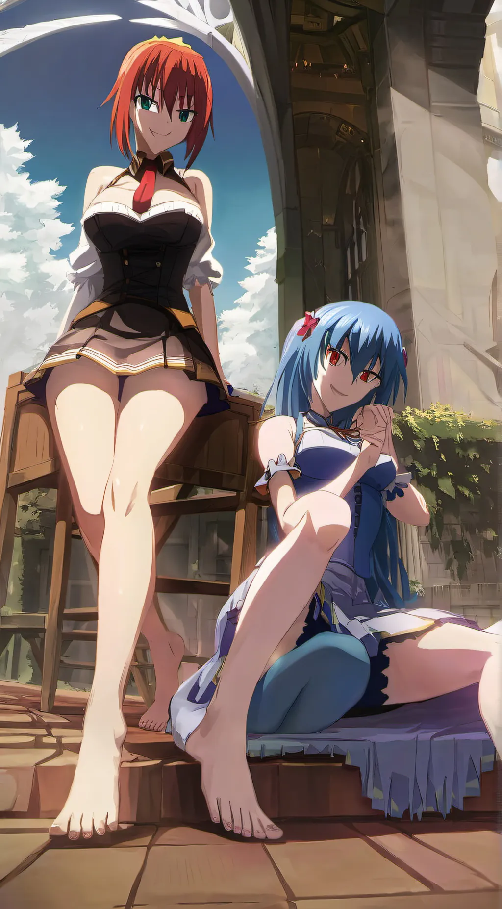 ai character: Irina and Xenovia background