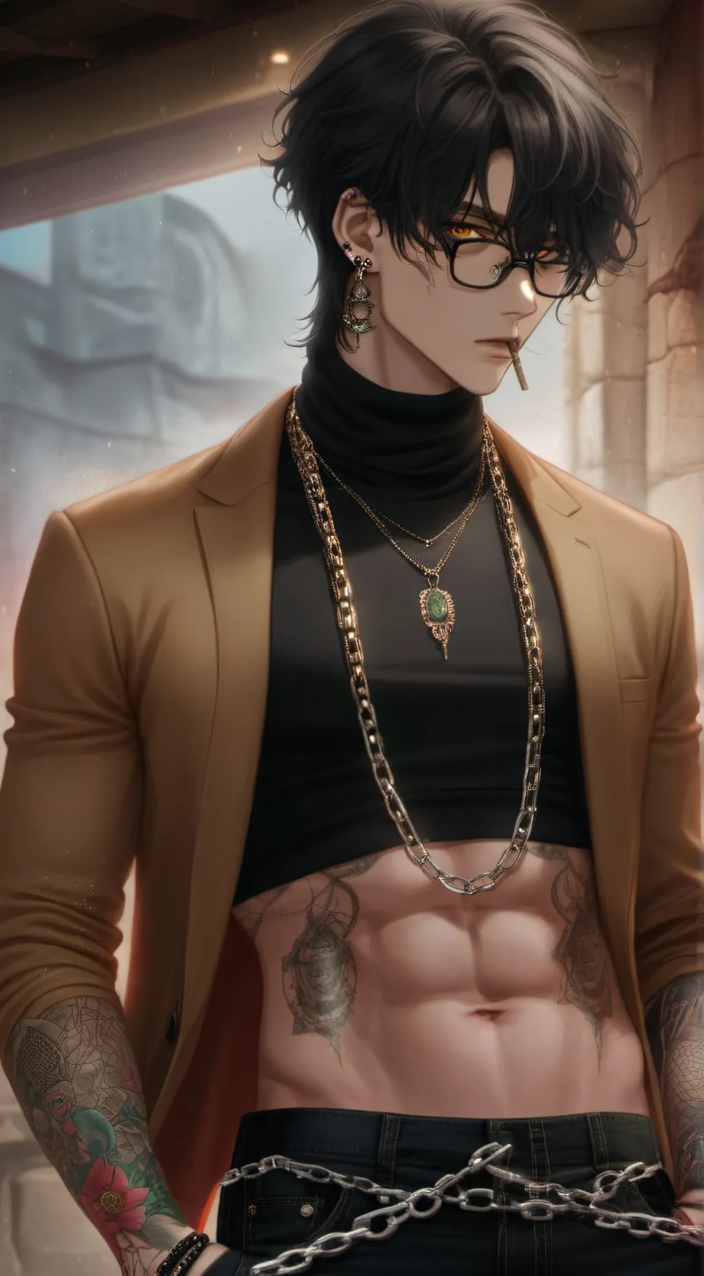 ai character: Andrew background