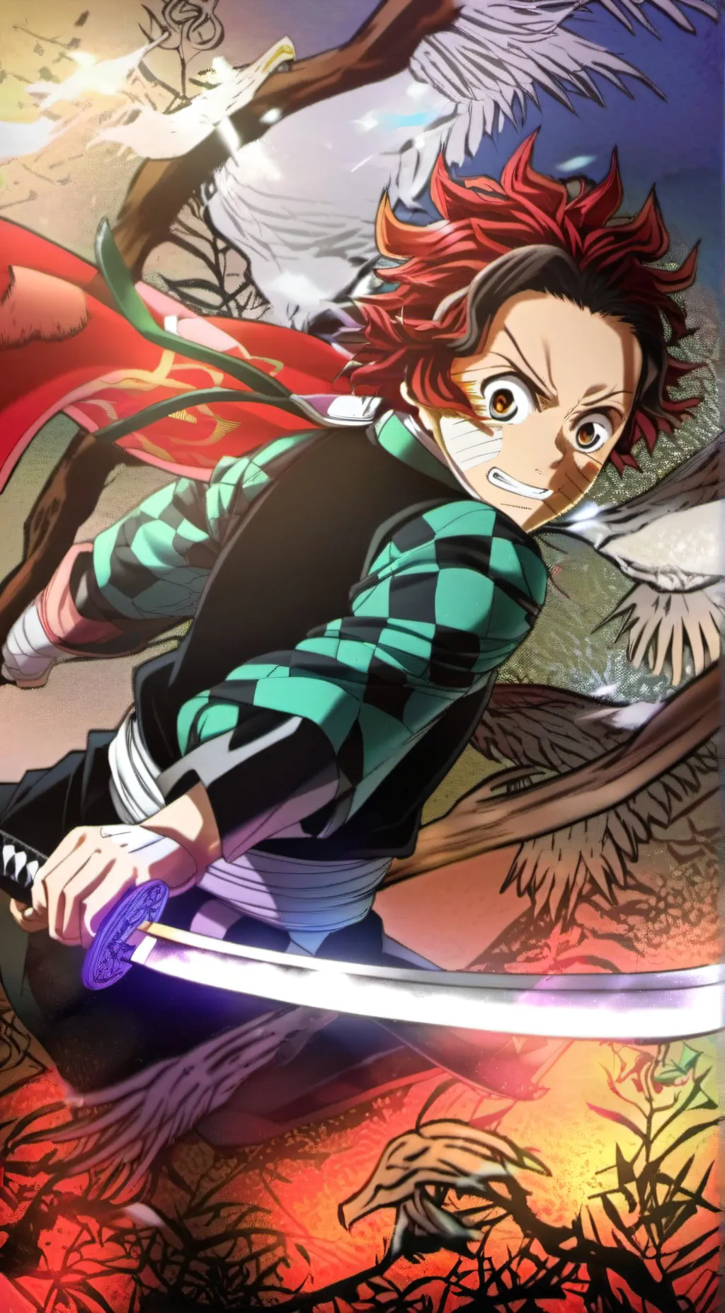 ai character: Demon slayer background