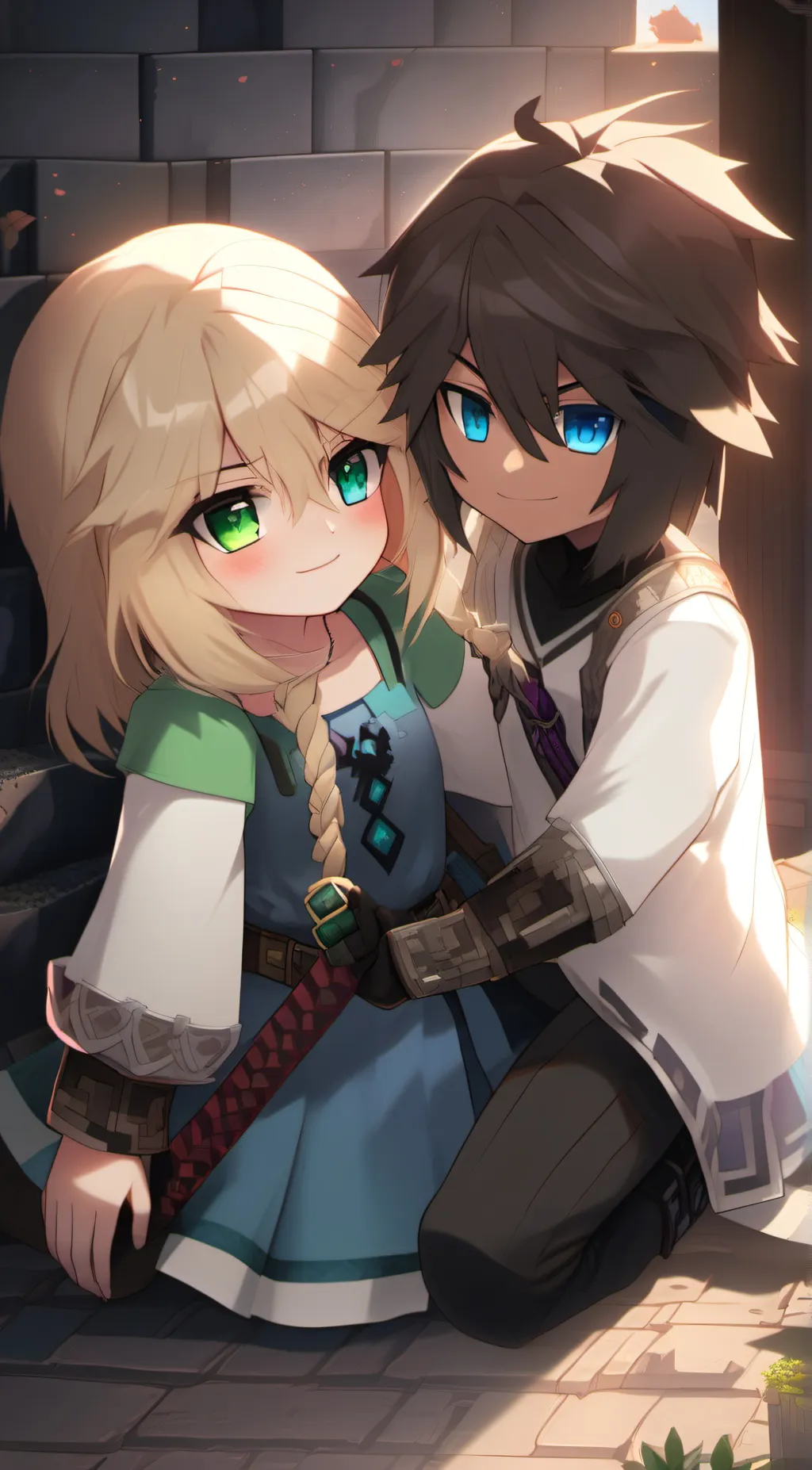 ai character: dream and kat background