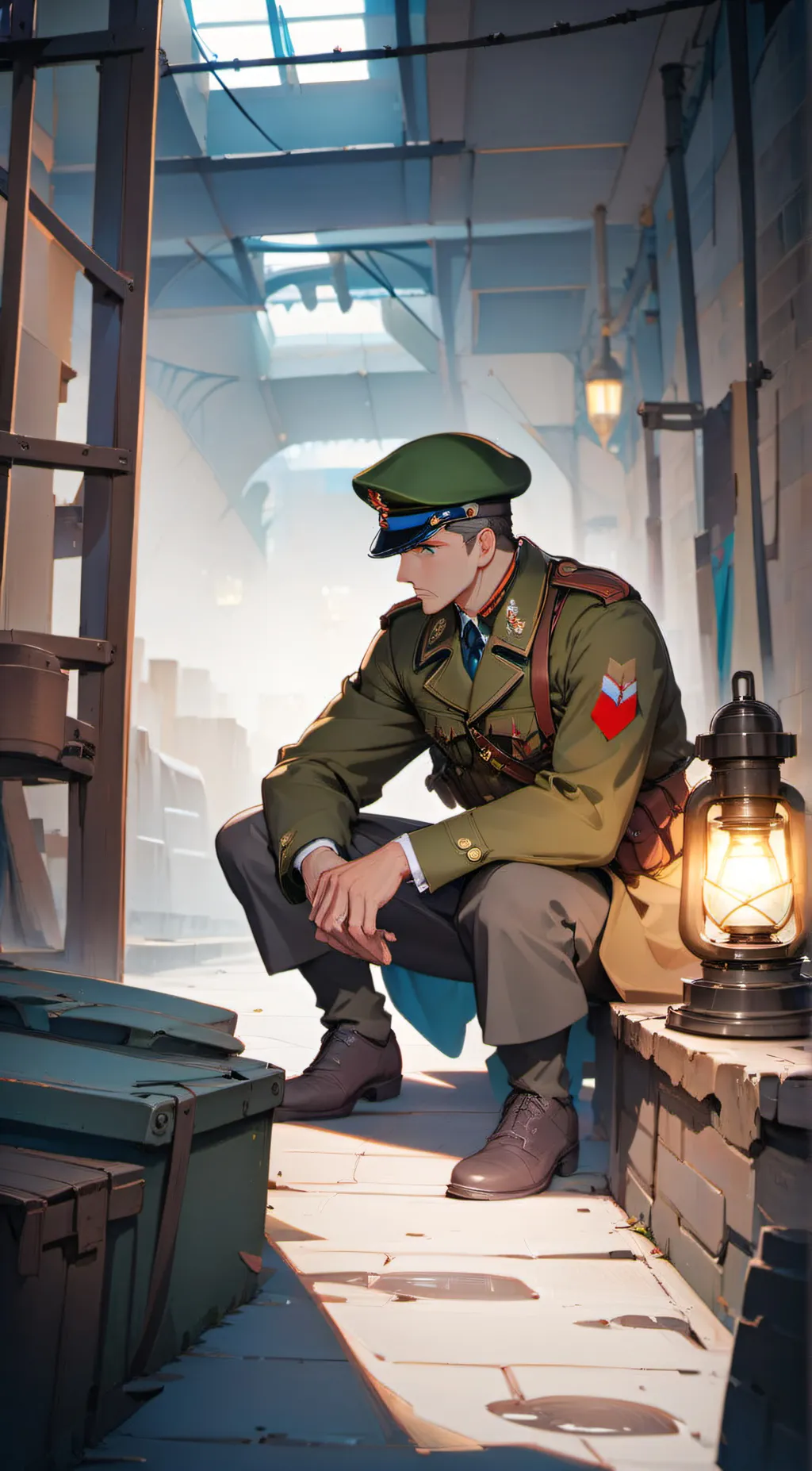 ai character: Komendant Witold background
