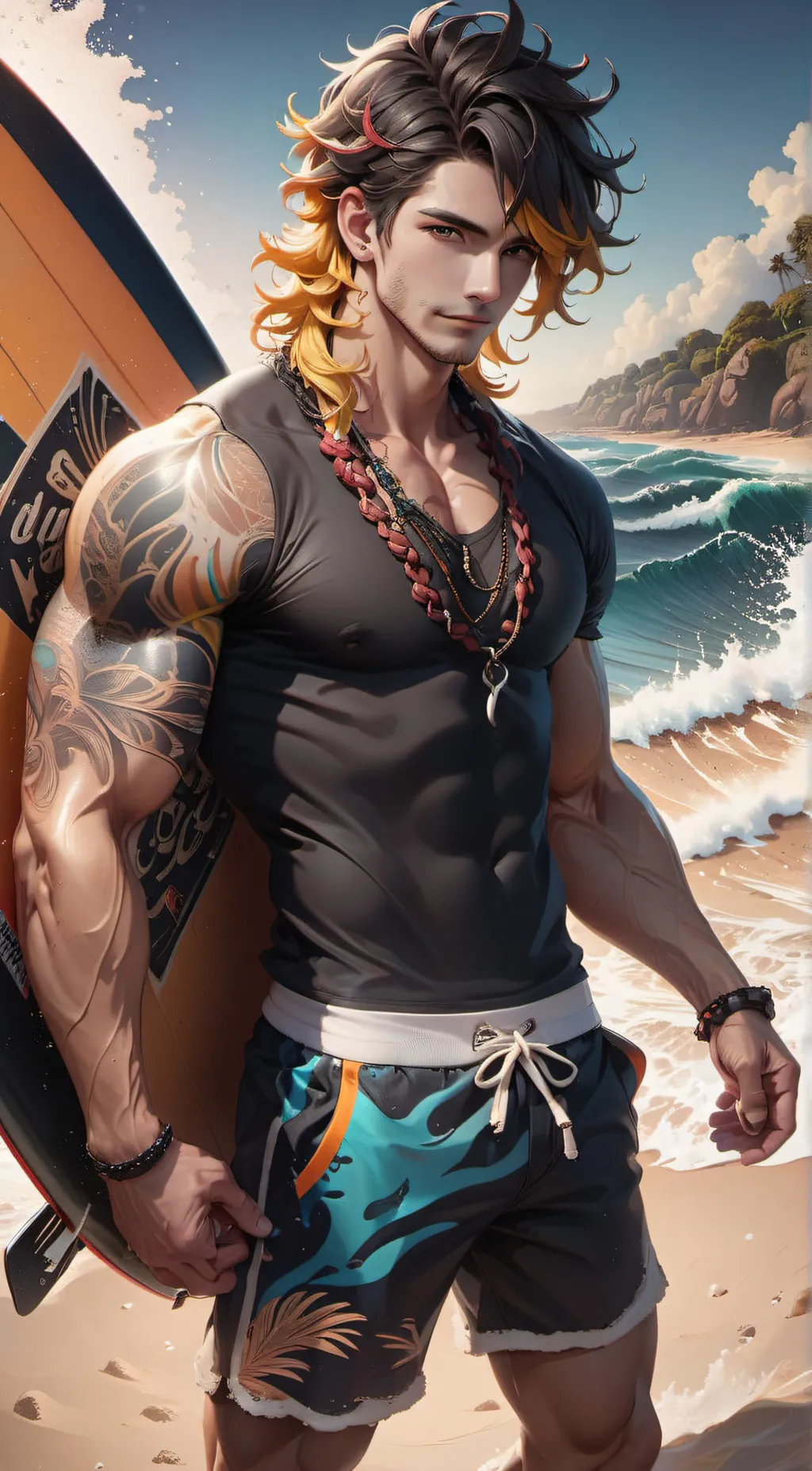 ai character: Justin background