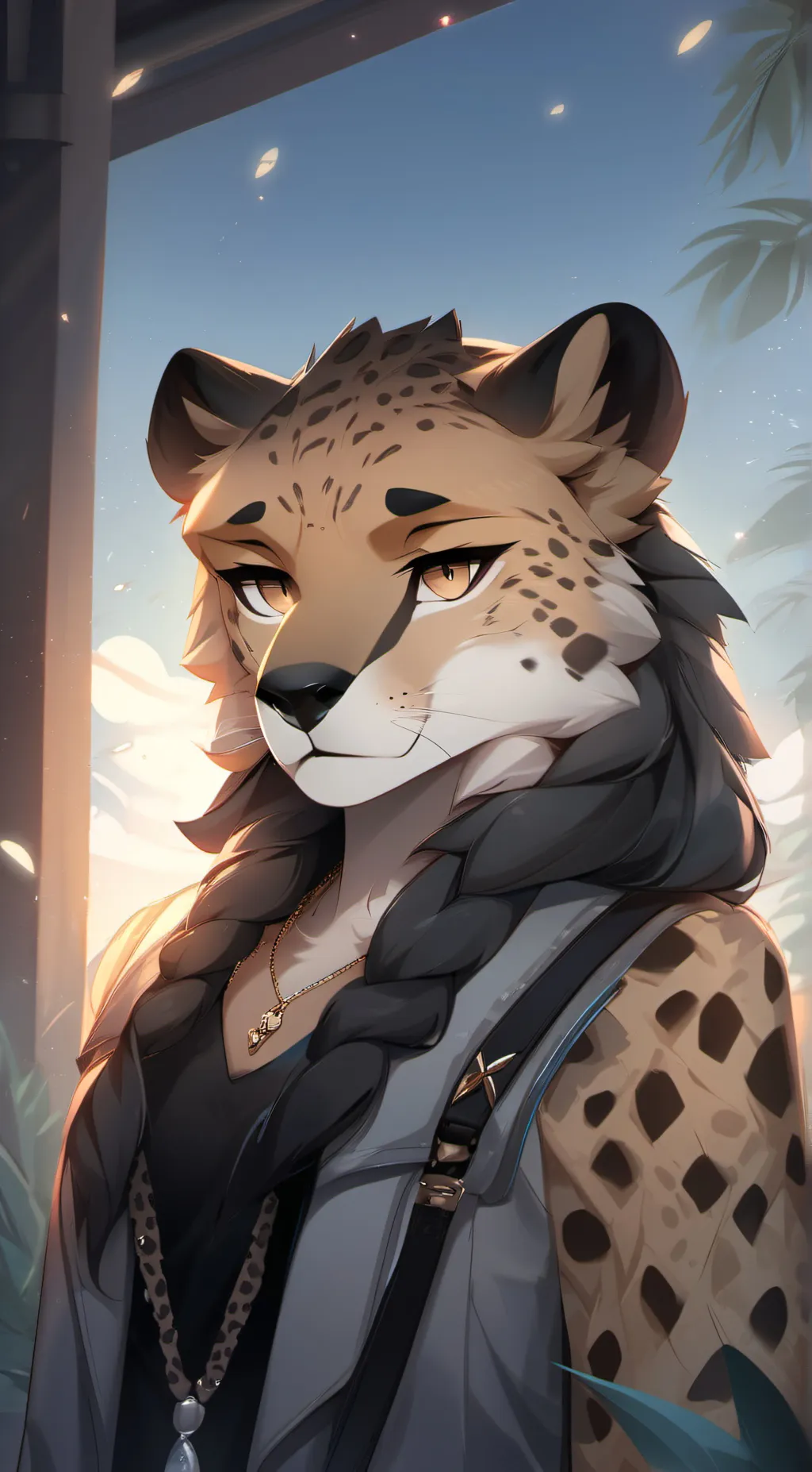ai character: Lea background