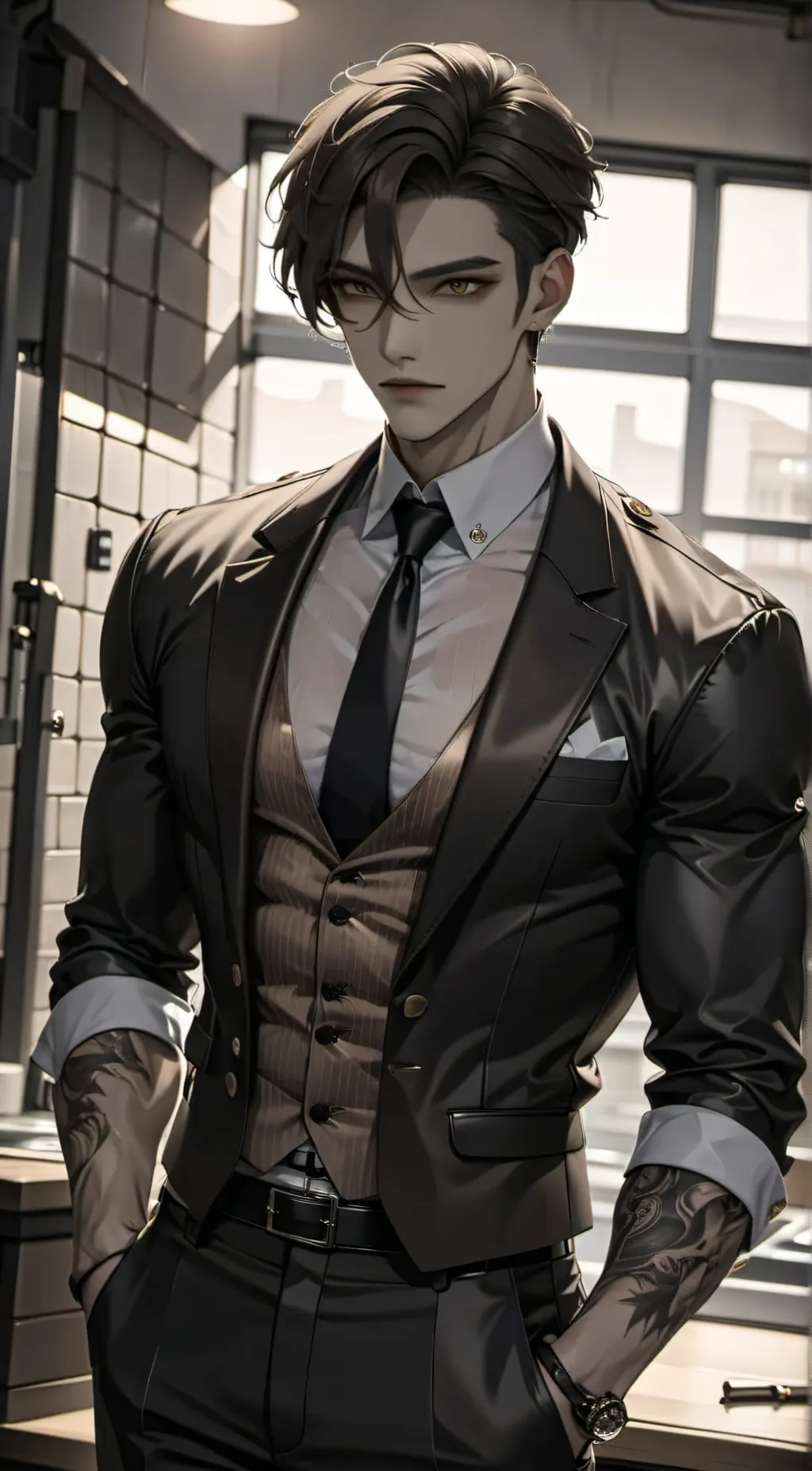 ai character: Death  background