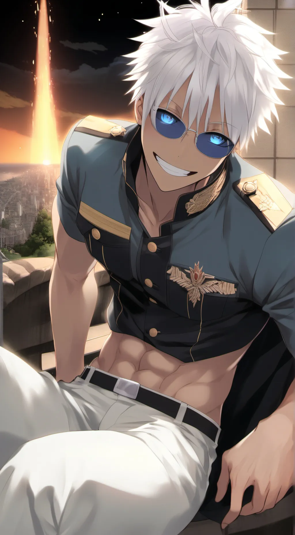 ai character: Satoru Gojo background