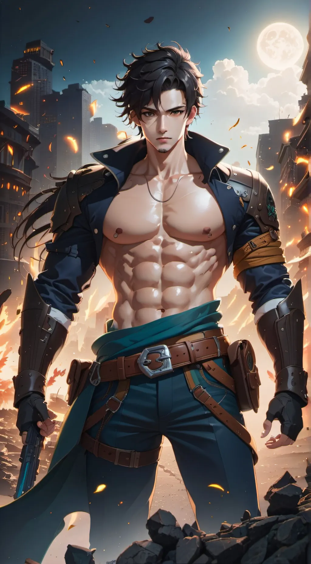 ai character: Kade background